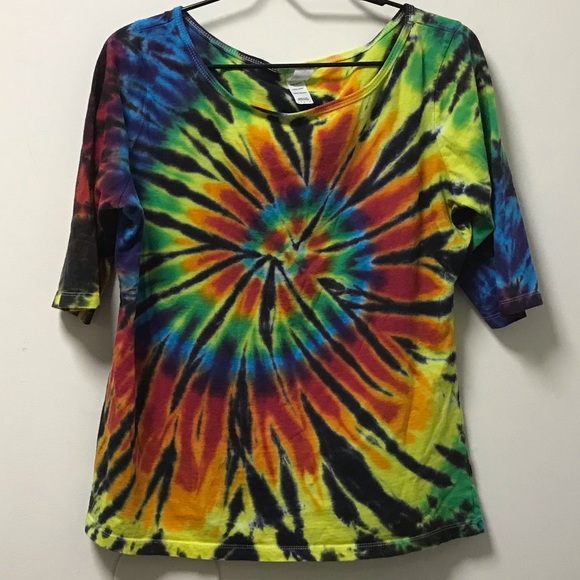Dist Rict. Tops - Cool Multicolored Tie Dyed Shirt!